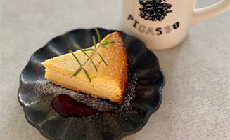 酒粕チーズケーキ